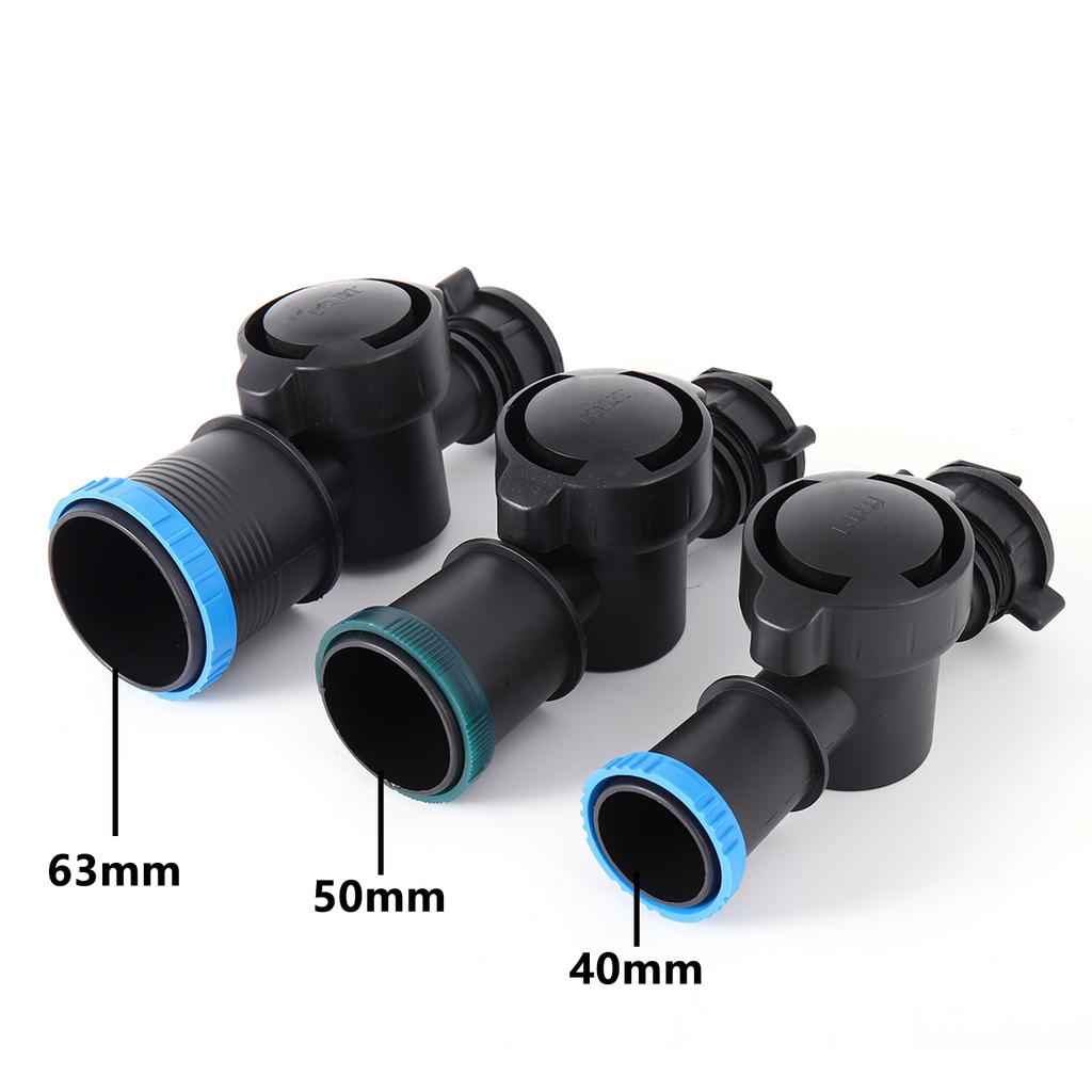 20/25/28/32/40/50/63mm Drip Irrigation Bypass Valve Plug-in Valve Barbed Switch Valve Drip Pipe Parts Irrigation Water Pipe Join