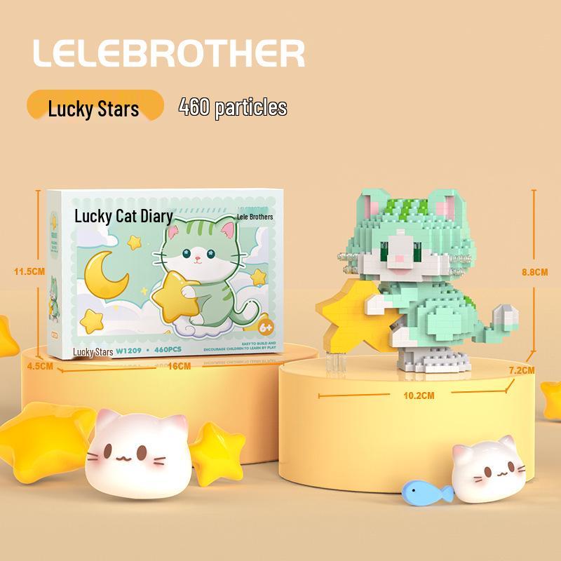 Chinese Panda Building Blocks - Compatible with Lego Bricks, Educational Micro Particle Assembly Toys, Gift Set