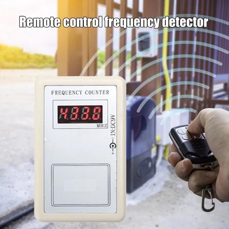 Frequency Meter Counter Wireless Remote Control Detector Reader Transmitter Digital Meter Tester Tool 250MHZ-450MHZ