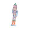 Wooden Nutcracker Ornament,Desktop Decoration,Kids Toy, Holiday Present Christmas Doll Nutcracker Crafts for Home Christmas