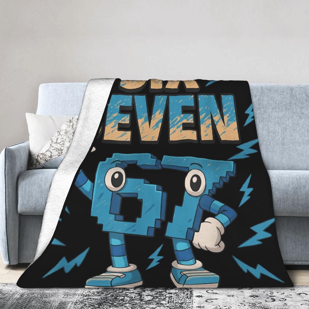 Steal a Brainrot Six Seven Italian Meme Gaming 67 Blanket Soft Warm Throw Blanket Winter Child Outdoor Pattern Bedspread