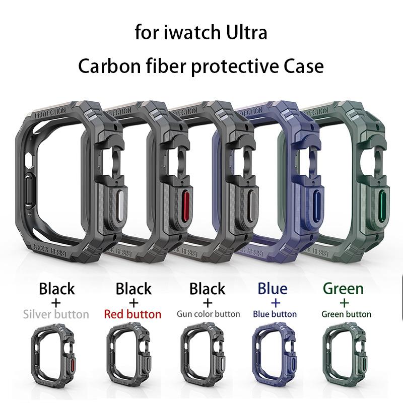 Custodia Vuota in TPU per Apple Watch Cover 49mm 46mm 42mm 45mm 41 40mm 44mm Senza Protezione Schermo per iWatch 11 10 9 8 7 6 5 4 SE Ultra