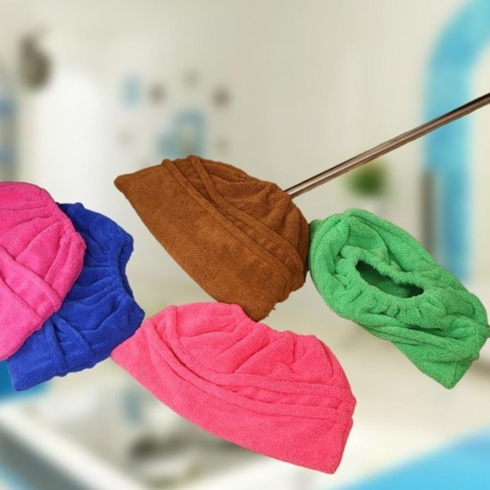 6PCS Coral Velvet Multi Function Broom Cover Eco-Friendly Broom Cover Cloth  Kitchen