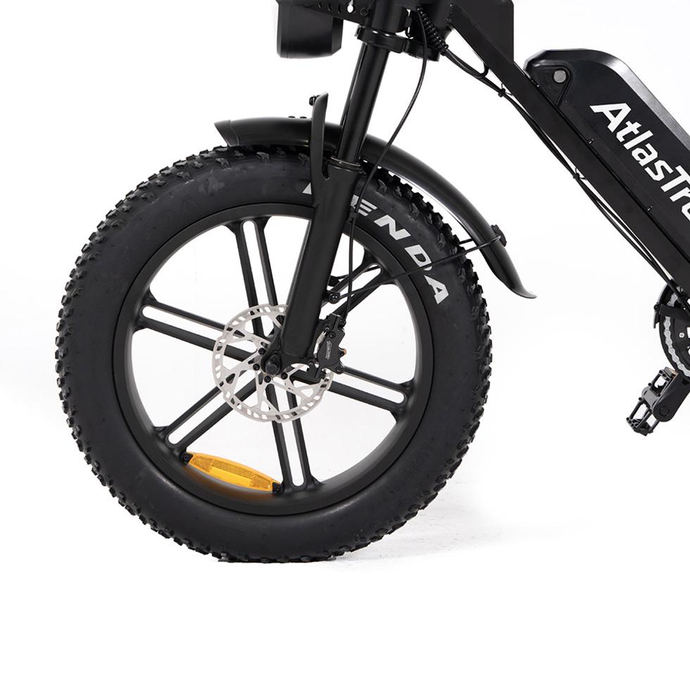 ATLASTREK V8 MAX Fully-Suspension Elektrofahrrad mit 48V 15AH Akku, Shimano 7-Gang