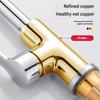 Adjustable Zincs Alloys Sink Basin Faucet 360 Swivels Spouts Kitchen Sink Faucet Corrosion Resistant Simple Installation