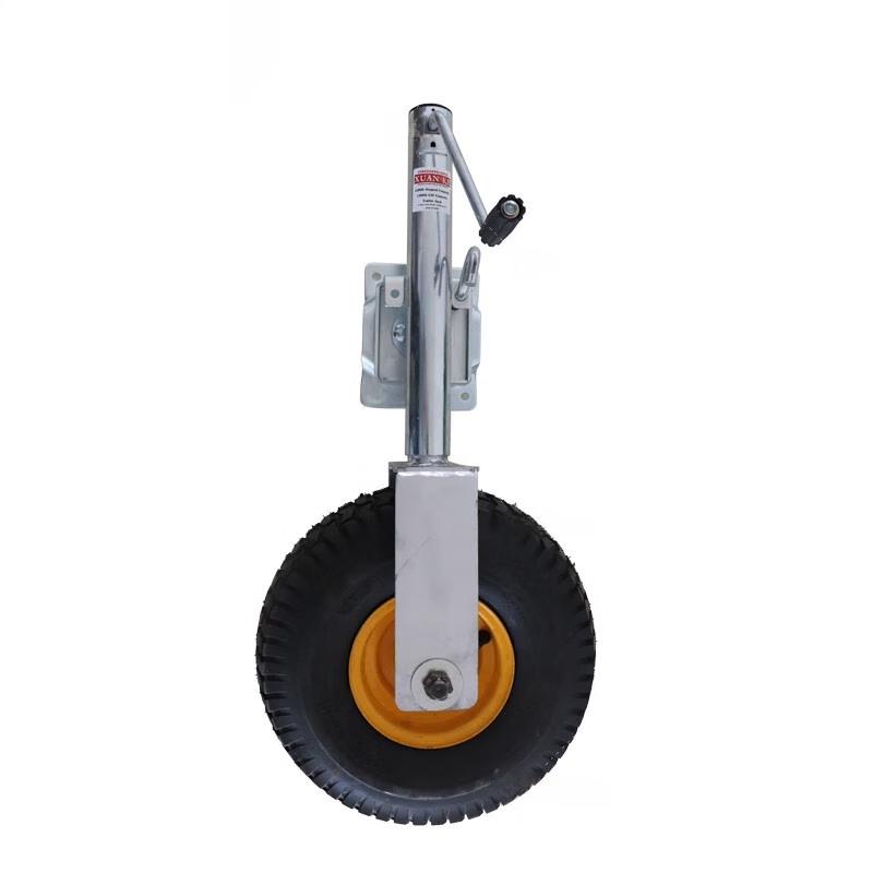 Outdoor Trailer Jack Guide Wheel with Support Leg
