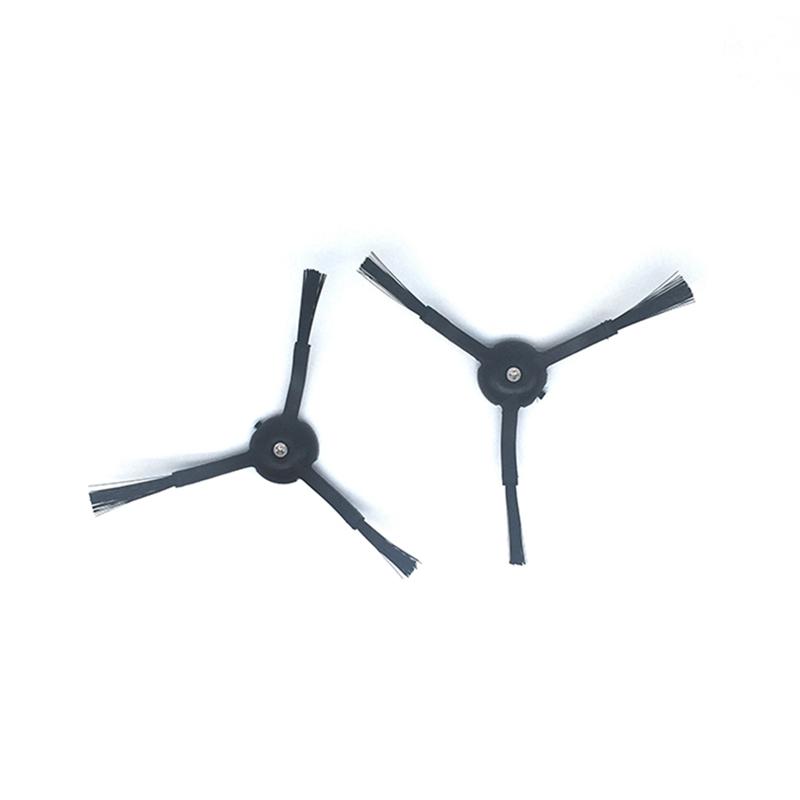 

2Pcs 3 Arms Side Brush for Roborock P10/Q Revo/S7 Robot Vacuum Cleaner Replacement Part Black