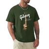 Cool Gibson Guitar T Shirts Graphic Tee Mens Gibson T-shirts Rock Grunge Music Lover Tshirts Hipster Tops Hip Hop Casual Tops#Color(4)