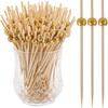 200 Pcs Cocktail Picks, 4.7 Inch Toothpicks for Appetizers, Bamboo Cocktail Sticks Skewers for Drinks, Desserts, Charcuterie, Wedding Party Fancy