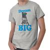 Dream Big Funny Pug Dog Puppy Pet Owner Womens Or Mens Crewneck T Shirt