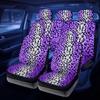Coprisedili Auto alla Moda con Fantasia Leopardo Poliestere Traspirante Facili da Installare e Pulire Proteggi Sedile
