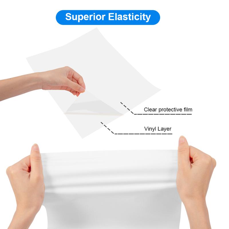 1 Pack Tpu Micro-elastic Colorful Luminous Heat Transfer Lettering Luminous  Film