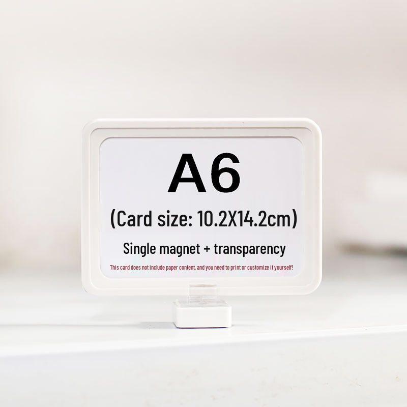 Magnetic Warehouse Shelf Label: Durable Classification Storage Sign