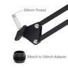 Heavy Duty Table Clamp Universal Mic Arm Stand Metal Boom for Podcast Streaming Recording with 3/8 5/8 Inch Adapter