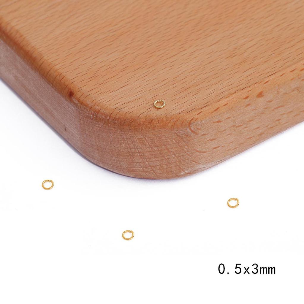 10/100 Stück offene Biegeringe 3/4/5/6/7/8 mm runde Spaltringe für Schmuckherstellung DIY-Ergebnisse