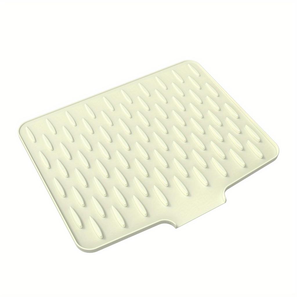 1pc Anti Slip Kitchen Silicone Drain Pad, Heat-Resistant Kitchen Counter Pad For Sinks, Silicone Tableware Drying Pad, Dish Rack