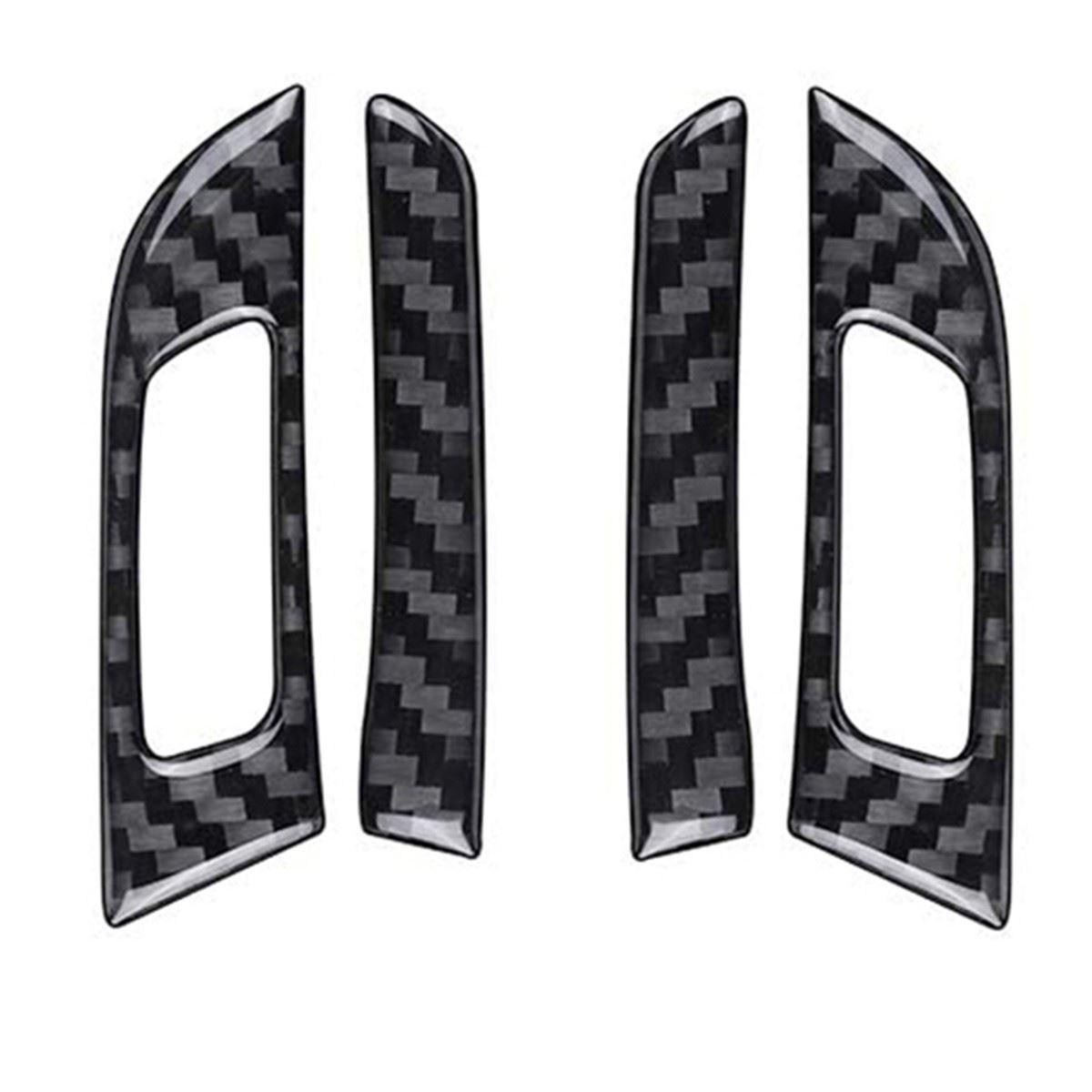 Carbon Fiber Front Side Air Outlet Vent Frame Trim Cover trim for 3