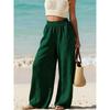 2026 New Summer Fashion Thin Casual Pants Loose Slimming Women's Solid Color Long Pants