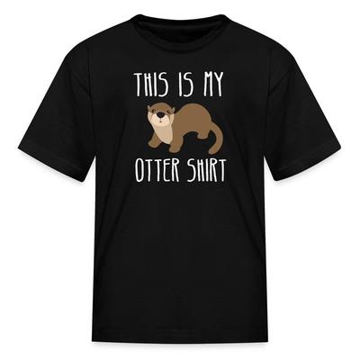Das ist mein Otter-Shirt Lustiger Seeotter-Wortwitz Kinder-T-Shirt