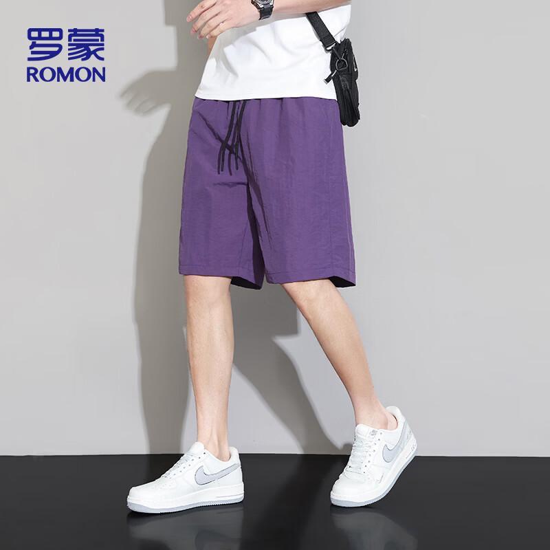 ROMON Men's Casual Drawstring Shorts ZH682