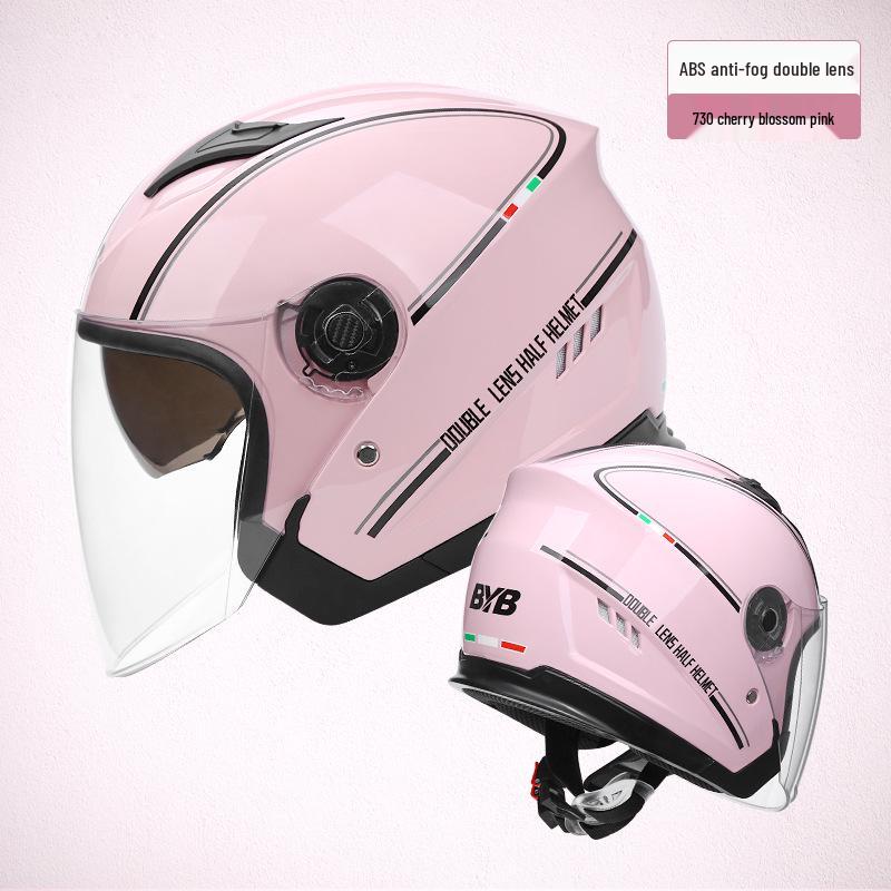 Dual-Lens Anti-Fog Motorcycle & Electric Vehicle Helmet