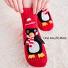 Breathable Novelty Sock Warmth Christmas Socks New Handmade Crocheted Sock  Women Girls