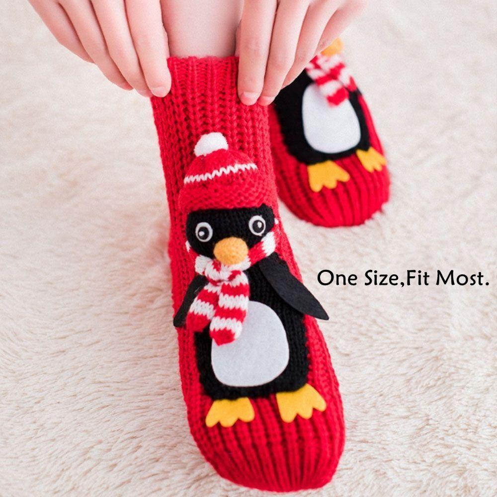 Breathable Novelty Sock Warmth Christmas Socks New Handmade Crocheted Sock Women Girls