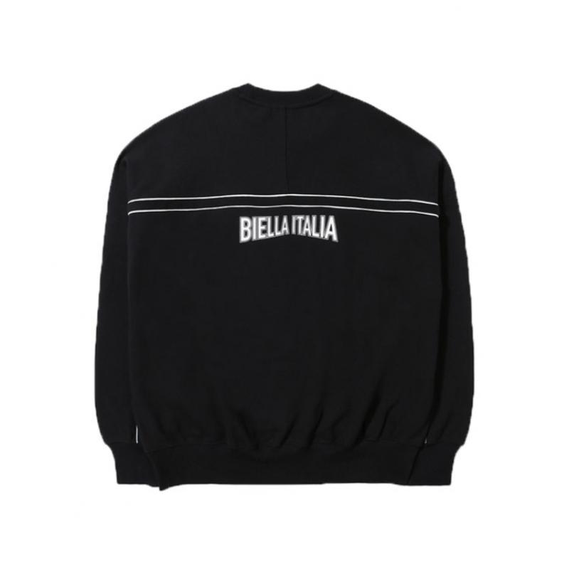 Fila Men S Overfit Piping SweatShirt fS2pod3115x Blk