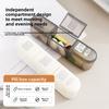 Portable Medicine Packaging Box, Compartmentalized Storage Box, Food-grade Medicine Compartment Box, Medicine Storage Box