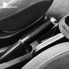 Real Hard Carbon Fiber Car Handbrake Cover For Abarth 595 695 2012-2014 2015 2016 2017 2018      Accessories