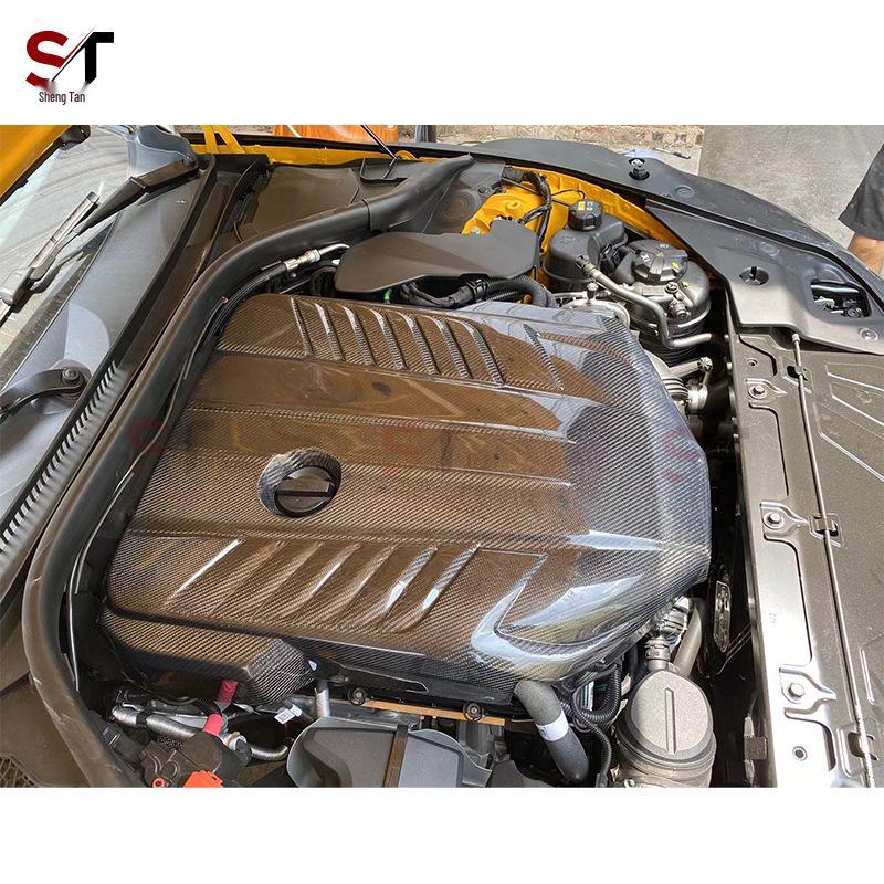 Carbon Fiber Bull Demon Engine Hood Cover for Toyota Supra A90/A91