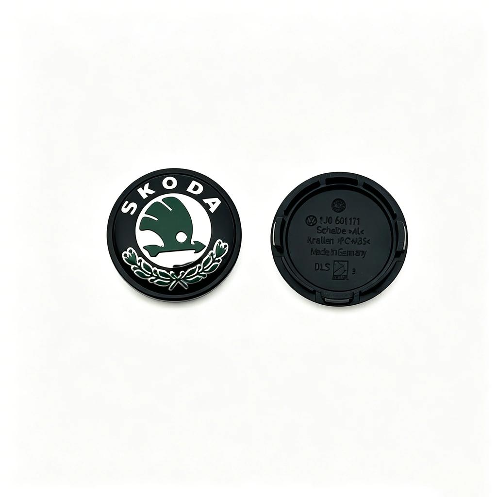 Car Sticker 4Pcs 56mm 65mm Wheel Center Caps For Skoda V VRS Octavia Rapid Fabia Superb Plastic Car Wheel Hub Covervrs