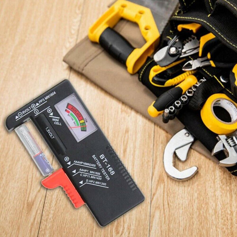 Universal Digital Battery Voltage Tester BT-168 for AA AAA C D 9V Button Cell Power Meter Checker Tool