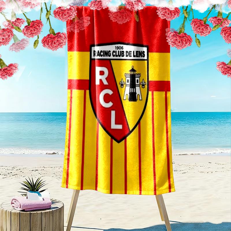 RC Lens Print Beach Towel, Large Soft Quick Dry Towel for Beach Camping Swimming