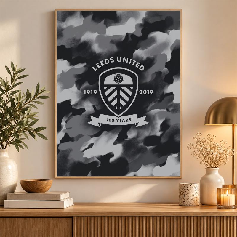 Leeds United Football Diamond Painting Kit 5D Full Drill DIY Diamond Mosaic Wall Art Home Decor