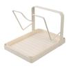 MXLA Pot Lid Stand Wide Base Support Large Lids Thick Cutting Boards