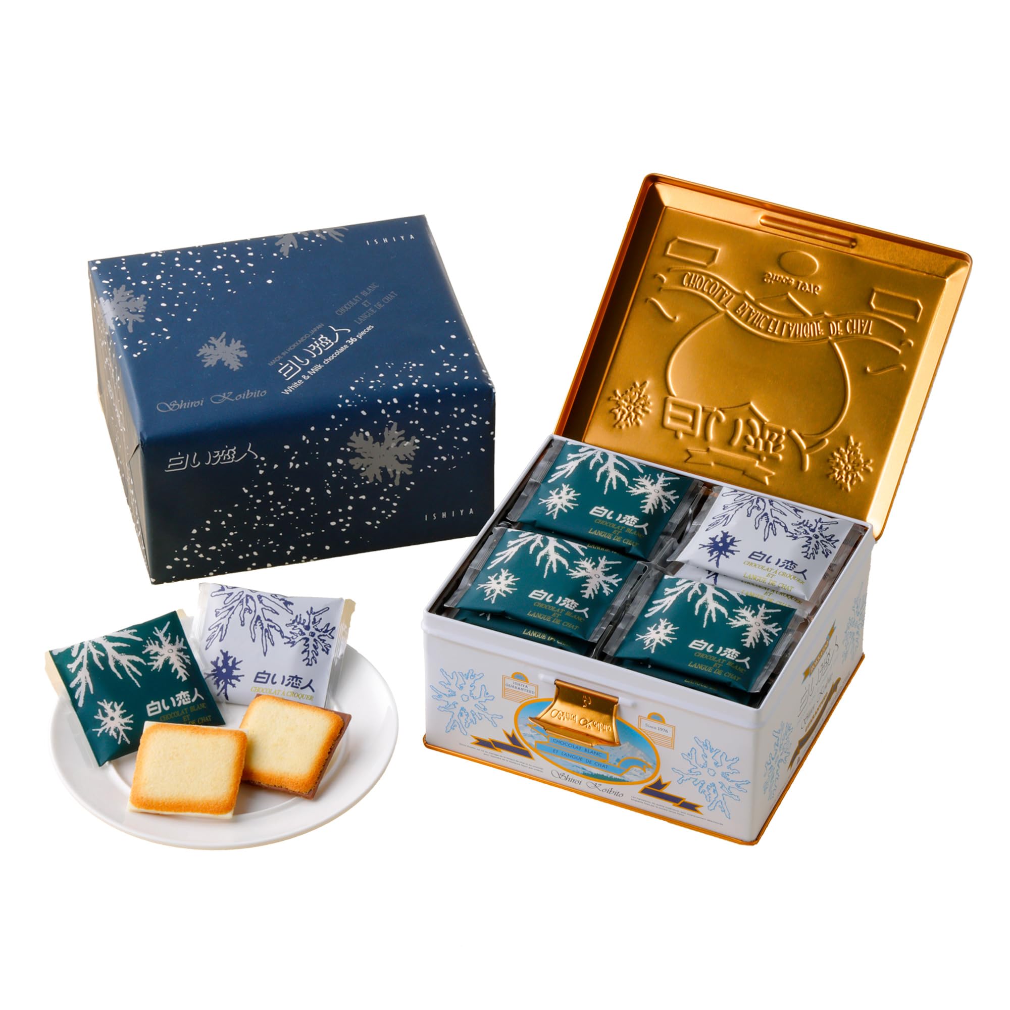 

ISHIYA Shiroi Koibito 36 cans (White & Black)