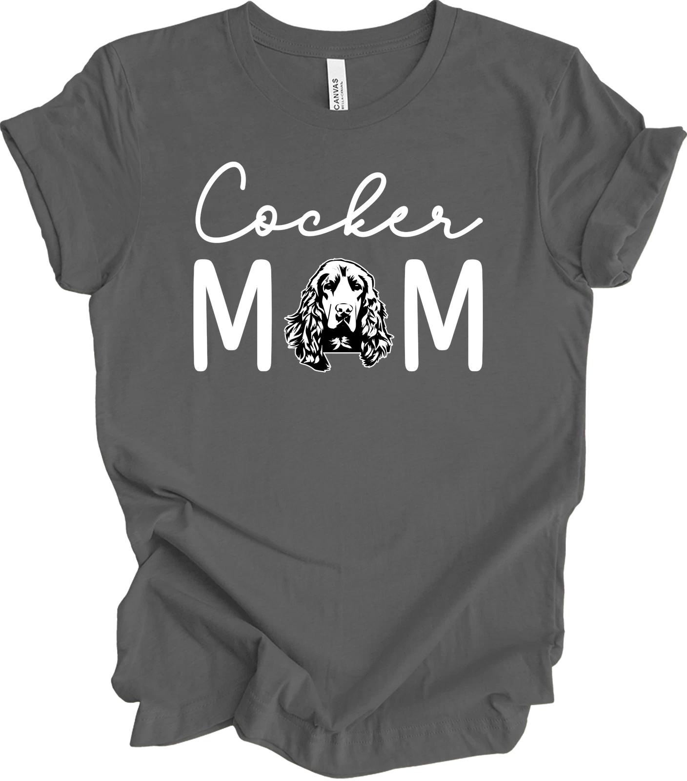 Cocker Spaniel Mom Shirt Dog Lover Fur Mama Gift Spaniel Owner T shirt Unisex M