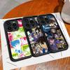 Japan D-Detective Conan Phone Case For IPhone 17 16 15 14 13 12 11 Pro Max 16E Plus INS Soft Cover