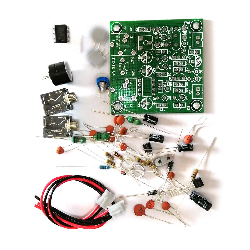 QRP 4.1 Version DIY Set Shortwave Radio Station Transmitter Receiver Module Unassembled Board Kit for Radio Enthusiasts