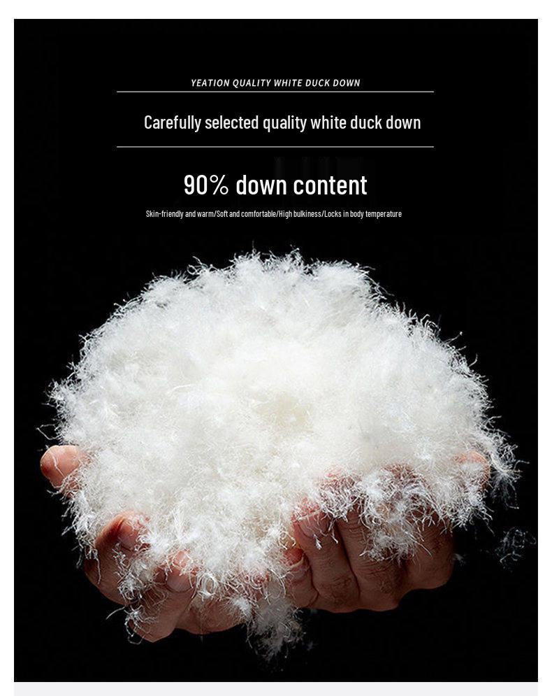 Men's Lapel Lightweight Down Jacket - Warm, Trendy, Versatile, Autumn/Winter 2025, Plus Size Available