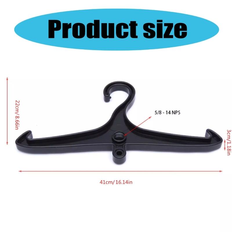Scubas Diving BCD Hanger With Din Thread Wetsuit Drysuit Coat Hanger AntiSlip BCD Regulator Hanger Scubas Diving Accessory