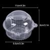 Cupcake Packaging Box Clear Dessert Donut Muffin Cake Container Single Cupcake Container Single Compartment