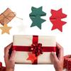 160 st Stjärnformade Julhängande Etiketter Skrivbara Julklappsetiketter med Hängande Snöre för Festivalpresentförpackning