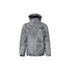 Reflective Pattern Casual Cotton Jacket Men Jacket Gray A2D9A-AS3
