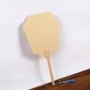 5Pcs Double-side Paper Hand Fans Portable DIY Painting Blank Paper Fan with Tassel Thick Xuan Paper Hand Painting Graffiti Fans