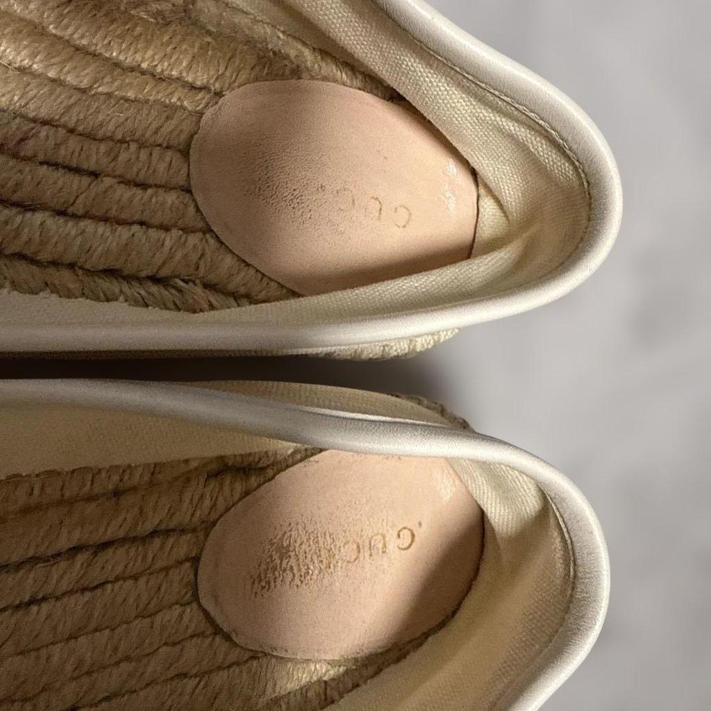 Used GUCCI GG Logo Web Stripe Canvas