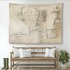 Fantasy Middleearth Map Tapestry Movie  Map Wall Hanging for Living Room Bedroom Fan Decor