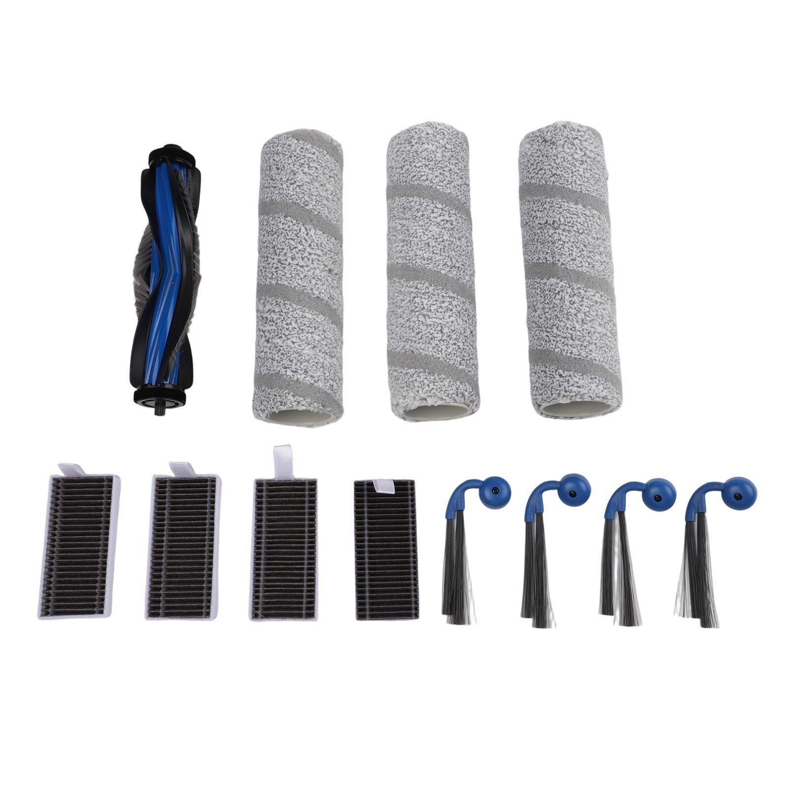 

Rotating Bristles Mop Roller Kit Suction Boost Debris Capture
