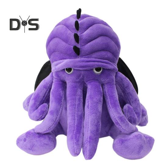 

Милая плюшевая игрушка осьминог, реалистичный плюшевый осьминог, мягкая игрушка, подарок детям на Рождество, дни рождения, домашний декор 25 cm фиолетовый